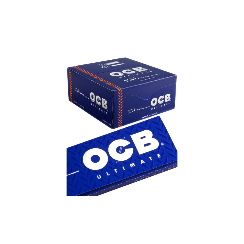 Ocb Slim Ultimate King Size Rolling Papers - 50 Packs (Full Box)