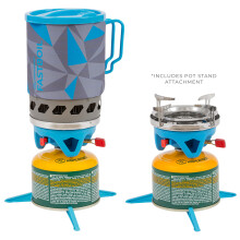 HIGHLANDER CP241 BLADE FAST BOIL MK 3 1.1L GAS CAMPING STOVE WITH POT STAND BLUE