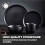 Tower Tower BO867005BLK Luna 16 Piece Dinnerware Set, Matte Black Speckle 5