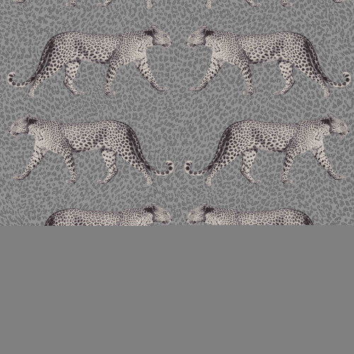 Fine Decor Glamorous Leopard Charcoal Wallpaper 2