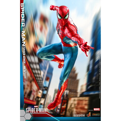 Hot Toys ειδώλιο Hot Toys VGM43 - Marvel Comics - Marvel's Spider-Man - Spider-Man Spider Armor MK IV Suit Version 1