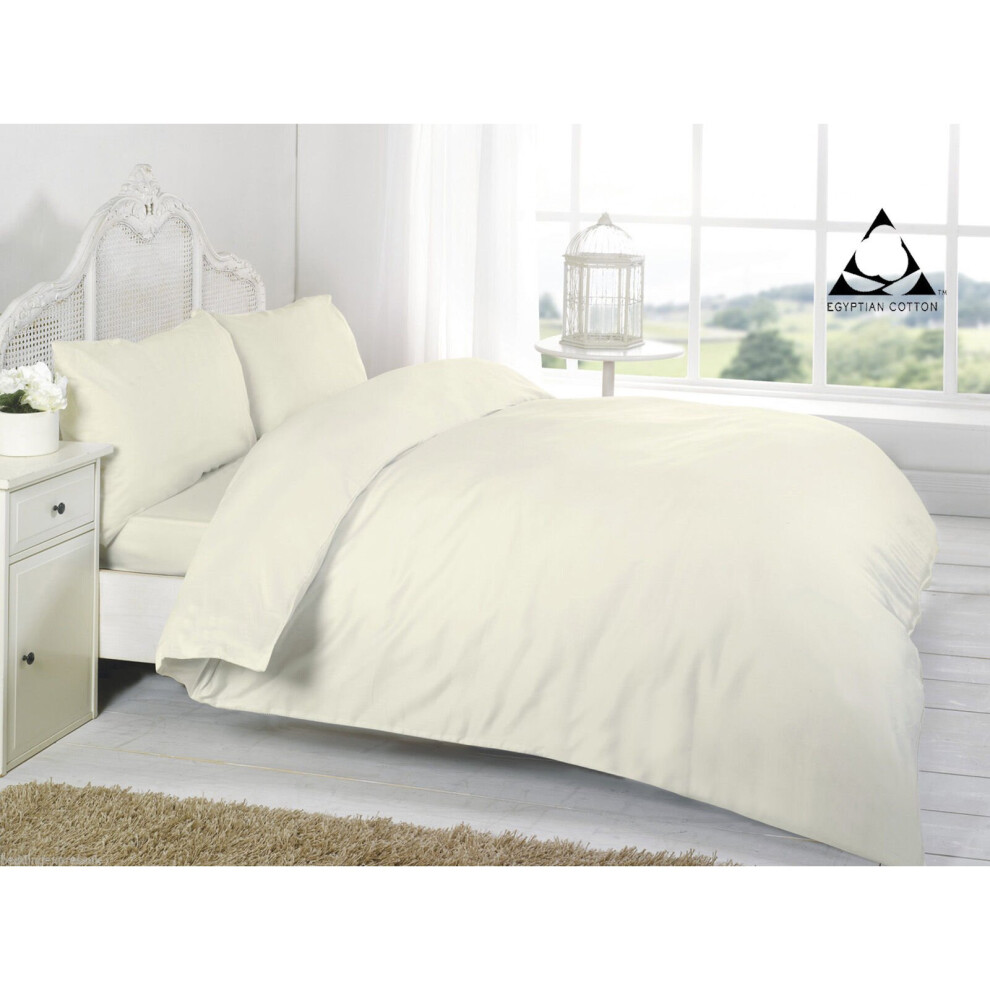 (Cream , Super-King) Egyptian Cotton 800 Thread Extra Deep Fitted Sheet
