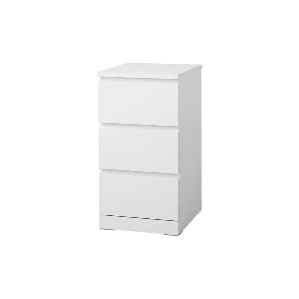 Ikea MALM Chest of 3 drawers, white 40x78 cm