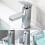 Square Basin Mixer Tap Faucet Chrome Brass Single Handle 9