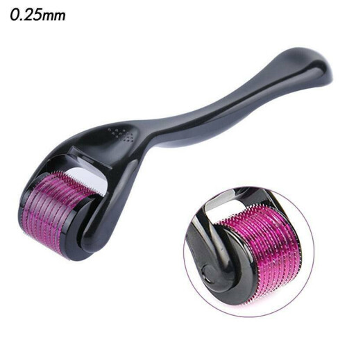 0 25mm 540 Titanium Micro Needle Derma Roller Hair Beard Regeneration