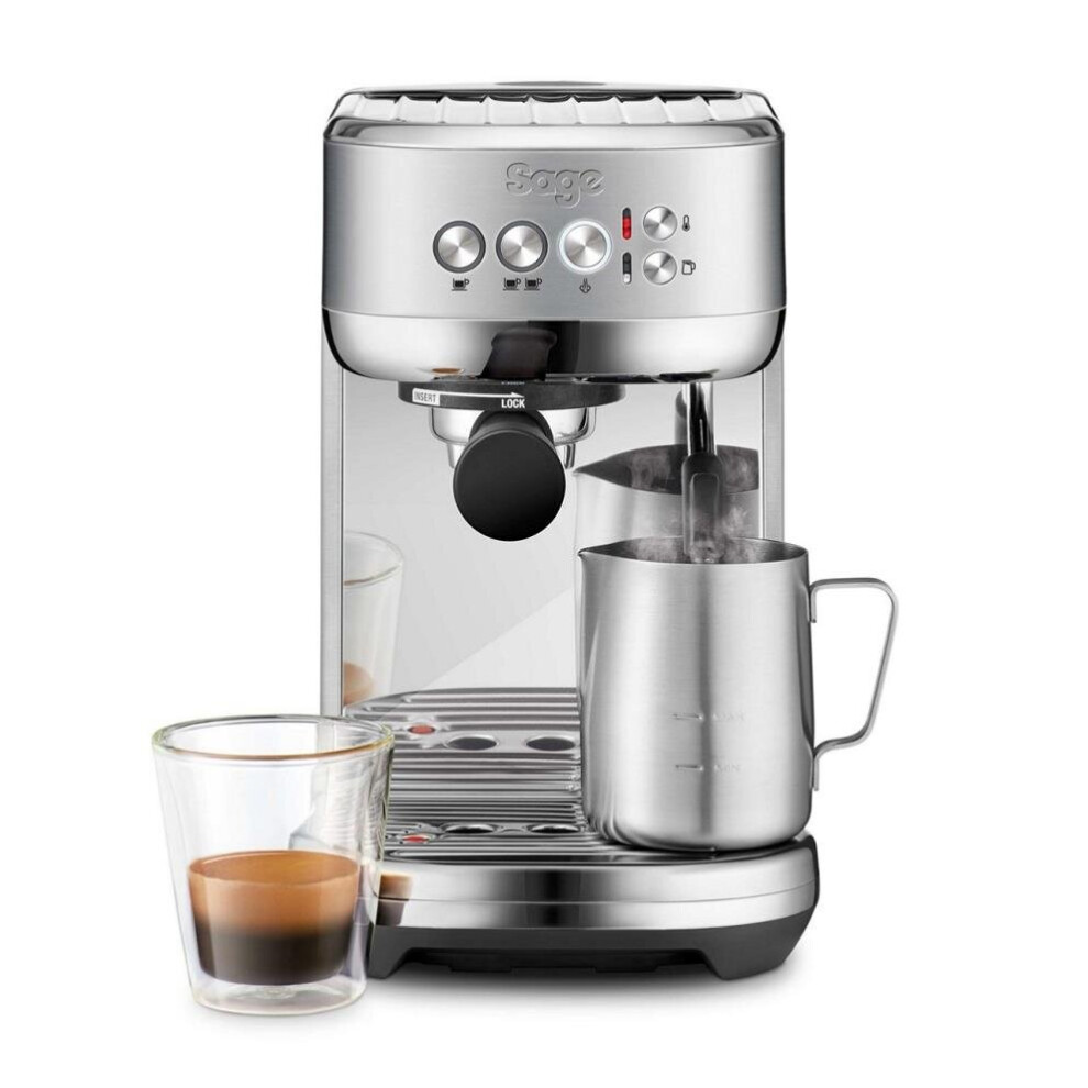 Sage The Bambino Plus Espresso Coffee Machine SES500BSS Brushed Stainless Steel