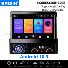 Android 10.0 Universal 1Din Car Stereo Sat Nav DAB+ CarPlay DSP 3-UI 4G WiFi Bluetooth OBD2