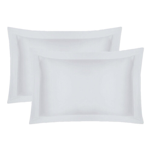 (White, White Oxford) 100% Egyptian Cotton 800 Thread Count Pillowcase