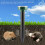 Ulkona Solar Powered Ground Rodent Mole Pest Mice Mouse Mouse Rat Ultraääni Repeller 1