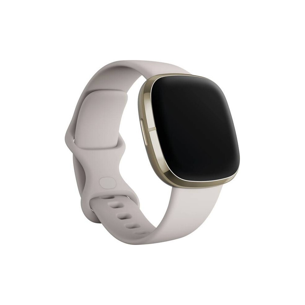Soft Gold White Fitbit Sense Fitbit Sense Lunar White/Soft Gold