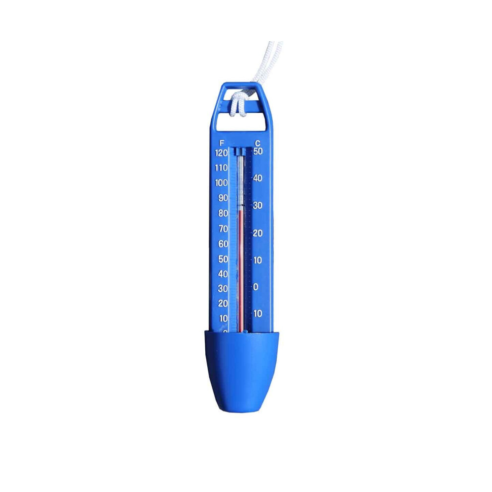 (1) Pool Thermometer, Water Thermometers with String, Floats, Shatter Resistant, Ideal for all Indoor and outdoor Pools, Spas, Hot Tubs & Ponds