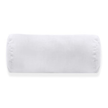 (Extra Large 25 x 75cm) Round Shape White Bolster Pillow Long Body Support Orthopaedic Pregnancy Neck & Headrest Cushions Available in 3 sizes