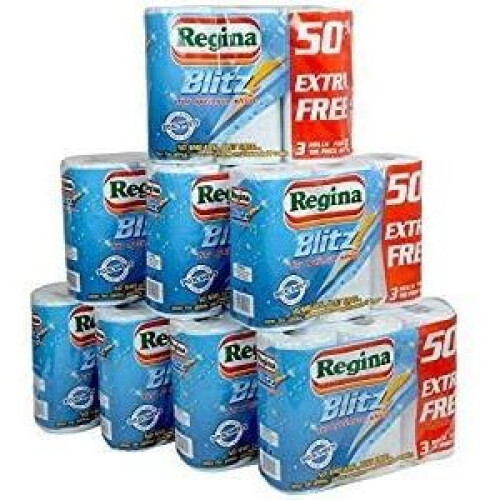 24 Rolls Of Regina Blitz Kitchen Roll Paper Towels Supplies Wholesale