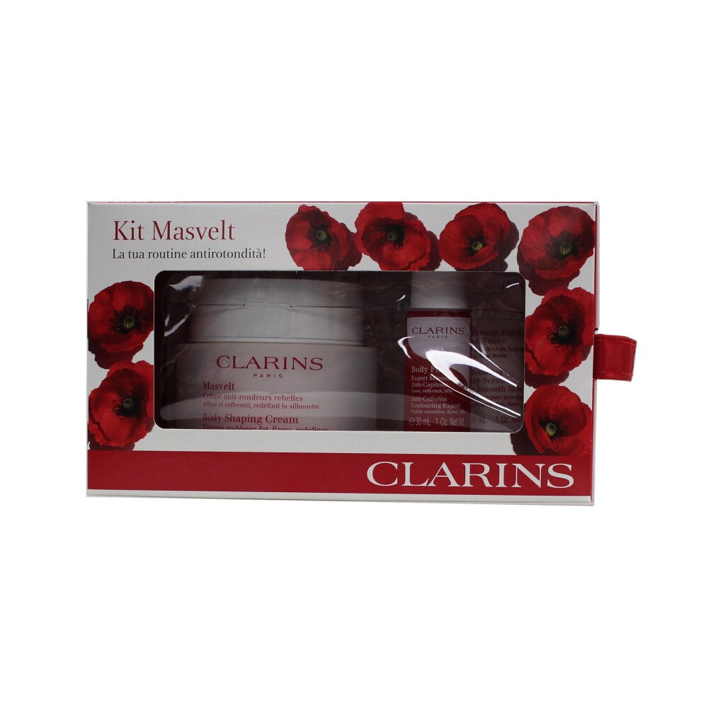 Clarins Masvelt Body Care Set 200ml Body Cream  30ml Peeling  30ml Balm