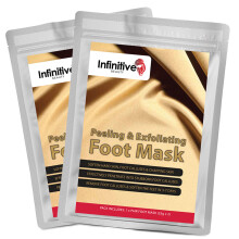 Foot Peel Mask Infinitive Beauty Exfoliating Socks 2 Pairs Soft Feet