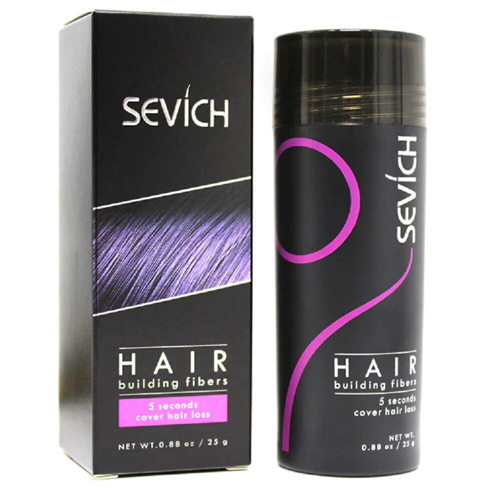 Sevich Light/Brown Hair Building Fibers + Hair Spray 100Ml 25G
