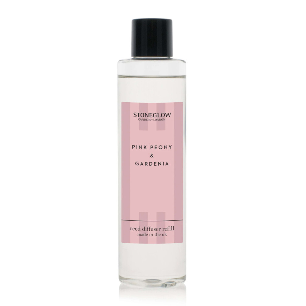 Stoneglow Peony & Gardenia Reed Diffuser Refill, Modern Classics Pink