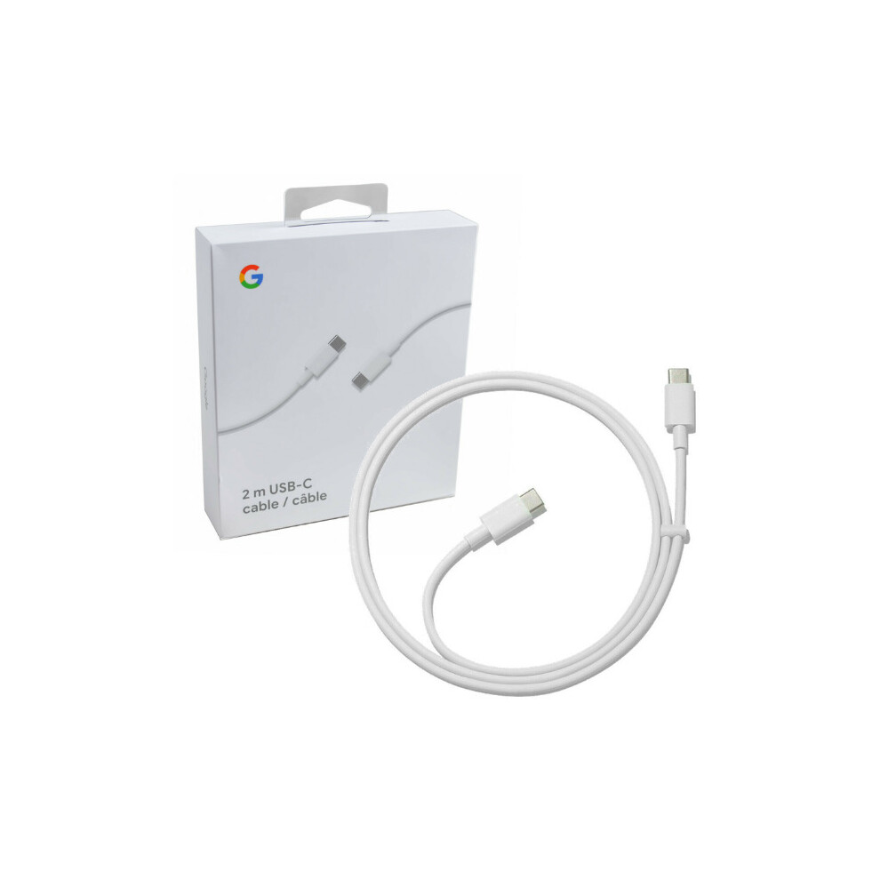 Google Type C Usb-C To Usb-C Data Charge & Sync Cable (2M) White