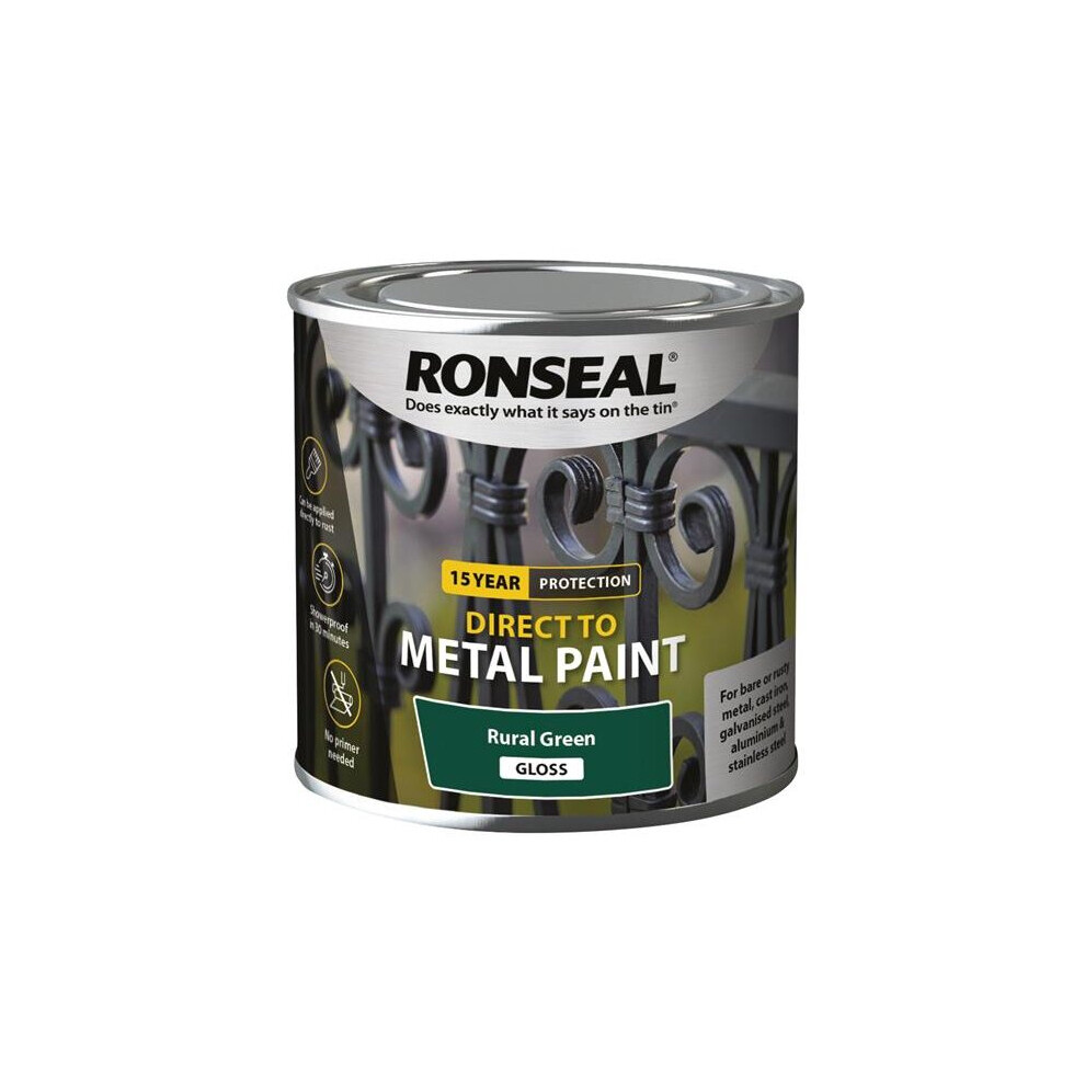 Direct to Metal Paint Rural Green Gloss 250ml