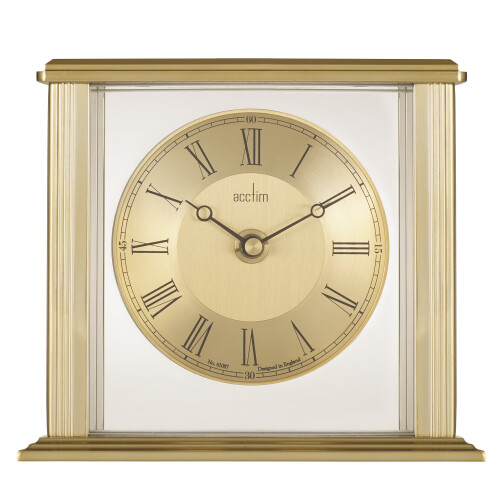 Acctim Acctim Gayhurst Mantel Clock, Gold 1