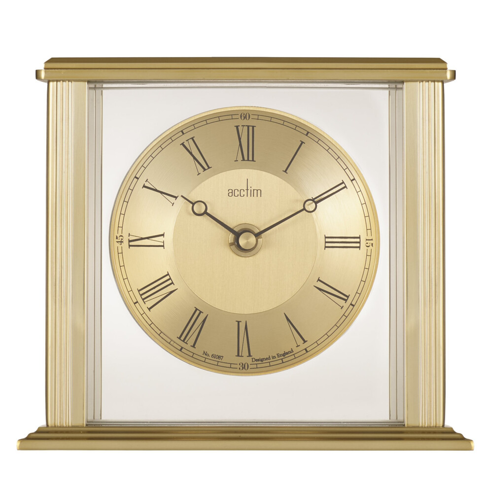 Acctim Gayhurst Mantel Clock, Gold