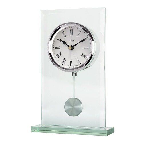 Acctim La Collina Mantel Clock, Glass