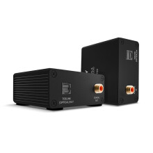 Extensor de Áudio Digital - LINDY - Cat.6 - TosLink e Coaxial - 150m - PoC e Saída Simultânea