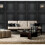 Amara Wood Panel Effect Wallpaper Belgravia Textured Vinyl Black Metallic 2