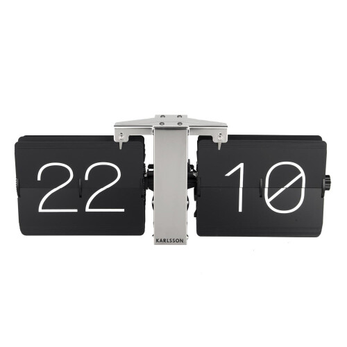 Karlsson Flip Clock, No Case, Steel 2