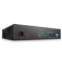 HDMI switch matrix - LINDY - 4K 60Hz - 4 ingangen - 2 uitgangen - Optische en analoge audio