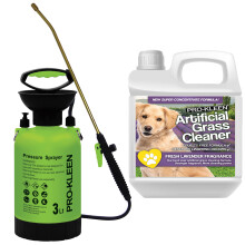 (Fresh Lavender) Garden Pump Sprayer 3L & Artificial Grass Cleaner