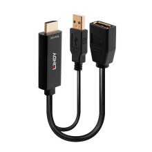 Convertisseur - LINDY - 38289 - 2x HDMI mâle - 1x DisplayPort femelle - Noir