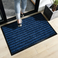 (50 x 90 cm, Blue) Heavy Duty Rubber Mat Hall Hallway Kitchen Runner UK