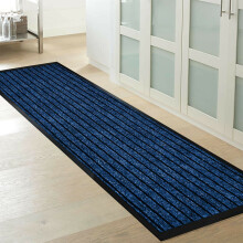 (80 x 150 cm, Blue) Heavy Duty Rubber Mat Hall Hallway Kitchen Runner UK