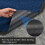 (50 x 80 cm, Blue) Heavy Duty Rubber Mat Hall Hallway Kitchen Runner UK 2