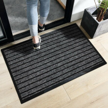 (50 x 80 cm, Grey) Heavy Duty Rubber Mat Hall Hallway Kitchen Runner UK