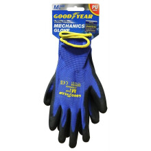 Goodyear Nylon PU Coated Safety Work Gloves Garden Grip Men Builder Gardening - Medium
