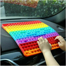 JUMBO SIZE POPIT BUBBLE FIDGET HAND TOY ADHD SILENT ROOM AUTISM SQUARE