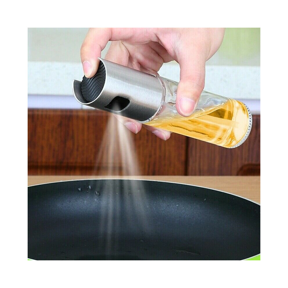 Stainless Steel Oil Sprayer Bottle Leak-proof Grill