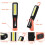 USB LED Magnetic Work Light Cordless COB Inspection Lamp Hand Torch 12