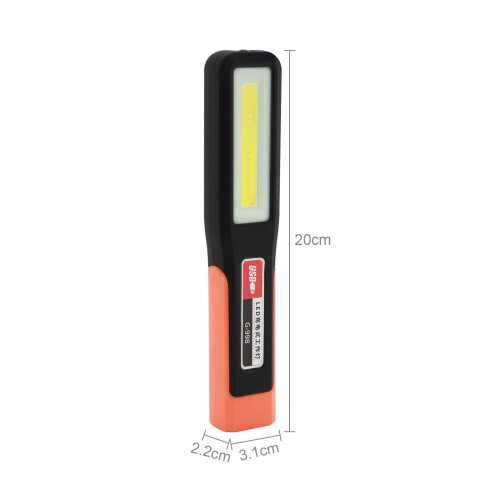 USB LED Magnetic Work Light Cordless COB Inspection Lamp Hand Torch 1