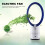 (16 Inch, Blue) Bladeless Tower Fan with Timer & Remote Control 8