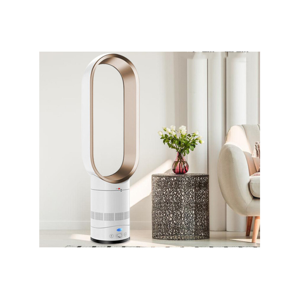 Ordina (16 Inch, ) Bladeless Tower Fan With Timer & Remote Control Gold