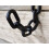 (Small, Single) Chain Link Black Cast Iron Wall Coat Hook 3