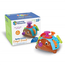 Learning Resources Spike the Fine Motor Hedgehog Fidget Friend Exclusive Fidget Toy Tactile Toy for Toddlers Road Trip Toys Ages 2+
