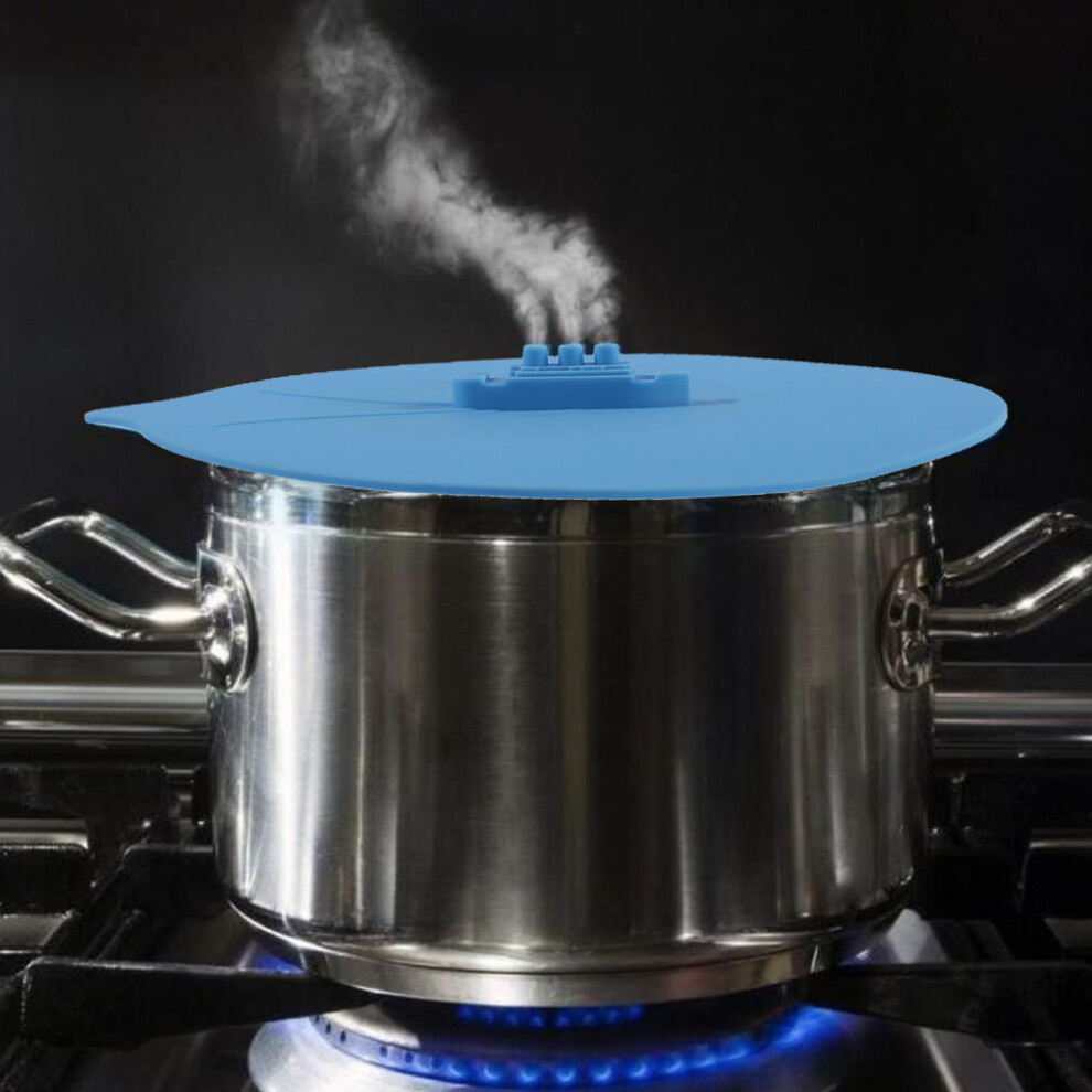 3pcs/set Creative Novel Design Silicone Steam Lid Steam Ship Steamer Lid 