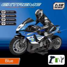 Racing And Drift Motorbike Omidirection Control Children's Simulation Electric RC Toys(Blue)