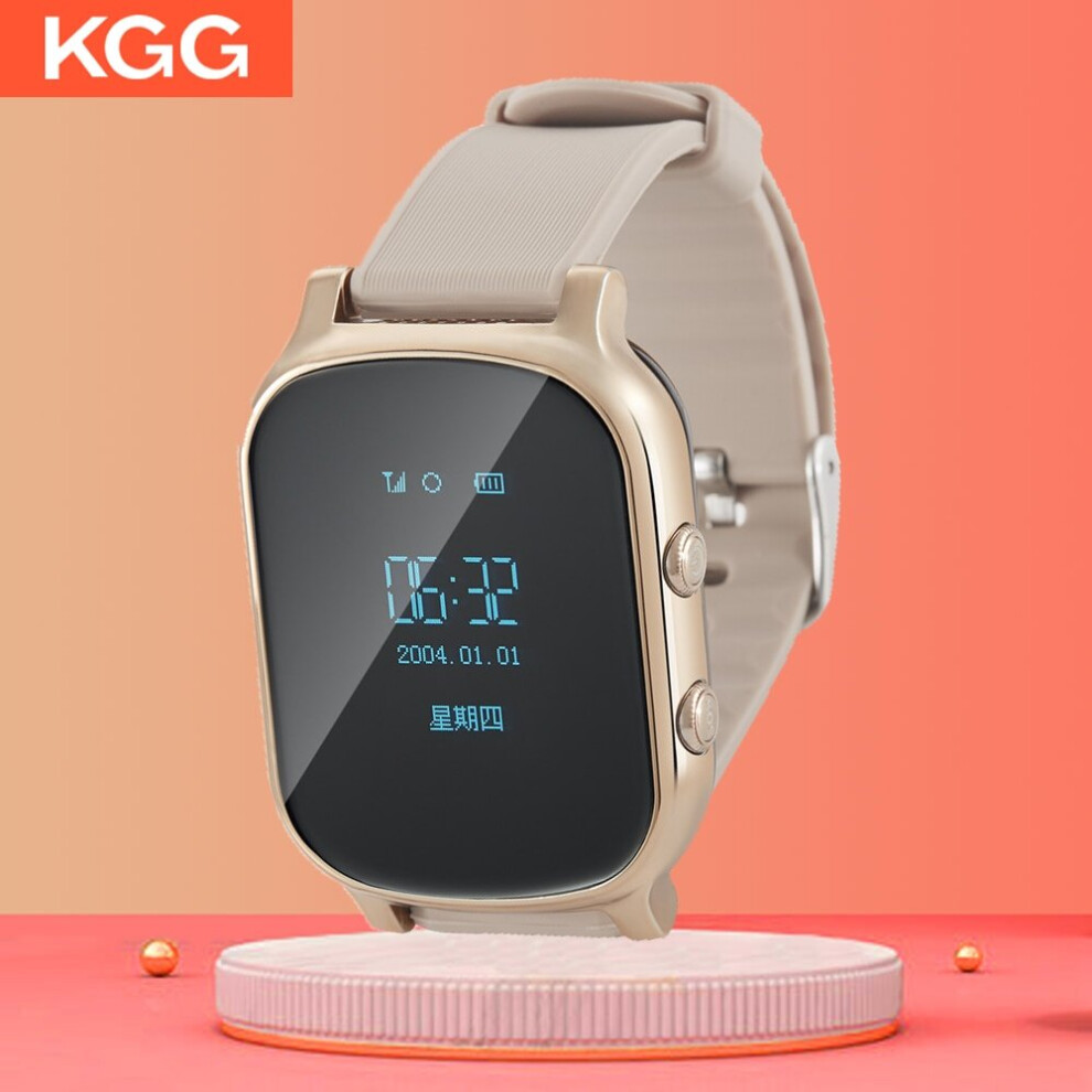 Smart Watch Sos Tracker Kids Smart Watch Gps Wifi Phone Watch Smart Watches(Gold) Gold 8199380658474