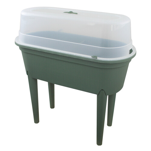Planter Box Seeding Table Bed Mini Greenhouse Flower Plant Indoor Outdoor Garden