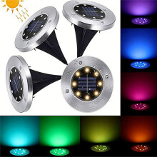 (Colour Changing) Solarize Solar Deck Lights 8 SMD LED Pack of 4